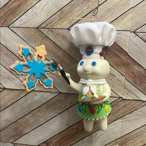 VINTAGE 2005 Pillsbury Doughboy Christmas Ornament Santa’s Little Baker‎ Carlton